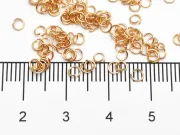 Zale otel inoxidabil rose gold 3mm, grosime 0.4mm  (10buc)