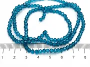 Margele cristal rotund fatetat 3~3.5mm marin (sirag)