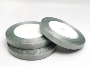 Panglica saten latime 10mm gri (22m)