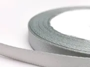 Panglica saten latime 10mm gri (22m)