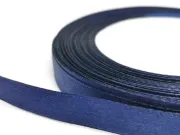 Panglica saten latime 10mm albastru inchis (22m)