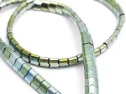 Sirag hematit ondulat 6x4mm iris verde