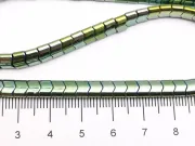 Sirag hematit ondulat 6x4mm iris verde