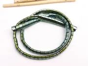 Sirag hematit ondulat 6x4mm iris verde