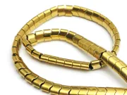 Sirag hematit ondulat 6x4mm auriu