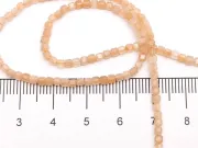 Sirag piatra soarelui cub microfatetat 2.5x2.5mm