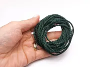 Snur nylon impletit grosime 2mm verde inchis (5metri)