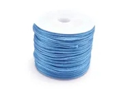 Rola snur satinat 1mm albastru deschis (30m)