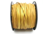 Snur suede imitatie piele latime 3mm auriu (5metri)
