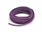Snur suede imitatie piele intoarsa latime 3mm mov (5metri)