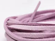Snur suede imitatie piele intoarsa latime 3mm roz movuliu (5metri)
