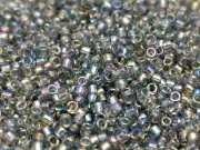 Toho rotunde 15/0 Transparent Rainbow Black Diamond (5g)