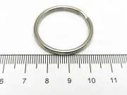 Inel breloc otel inoxidabil fata lant 29x3mm