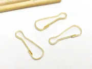 Inchizatoare tip carlig breloc 22x8x1.5mm auriu