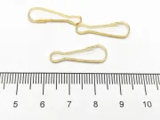 Inchizatoare tip carlig breloc 22x8x1.5mm auriu