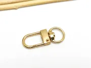 Inchizatoare carabina cu inel rotativ 33x13x5.5mm auriu