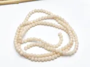 Margele cristal rotund fatetat 3~3.5mm crem opac (sirag)