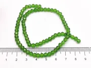 Margele cristal rotund fatetat 4mm verde (sirag)