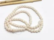 Margele cristal rotund fatetat 4mm roz pudra deschis opac (sirag)