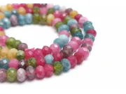 Sirag jad rondel 4x3mm mix multicolor