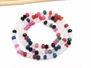 Sirag jad rondel 4x3mm multicolor