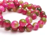 Sirag jad sfere 6mm magenta verde