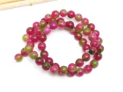 Sirag jad sfere 6mm magenta verde