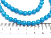 Sirag jad sfere 6mm albastru