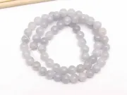 Sirag jad sfere 6mm gri pastel