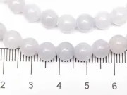 Sirag jad sfere 6mm gri pastel