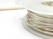 Sarma de modelaj cupru non tarnish grosime 1.25mm placata cu argint (1m)