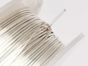 Sarma de modelaj cupru non tarnish grosime 1mm placata cu argint (1m)