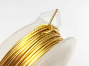 Sarma de modelaj cupru non tarnish grosime 1.5mm gold (1m)