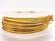 Sarma de modelaj cupru non tarnish grosime 1.5mm gold (1m)