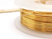 Sarma de modelaj cupru non tarnish grosime 1mm gold (1m)
