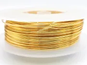 Sarma de modelaj cupru non tarnish grosime 1mm gold (1m)