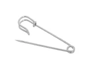 Ac de brosa 50x14x5mm argintiu inchis (1buc)