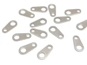 Terminatie lant otel inoxidabil 316 hipoalergenic 8x4x1mm (1buc)