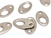 Terminatie lant otel inoxidabil 12x7x0.8mm (1buc)