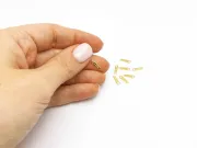 Terminatie lant otel inoxidabil 304 auriu 10x3x0.6mm (1buc)