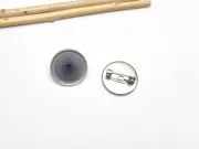 Baza pentru brosa otel inoxidabil platou 14mm