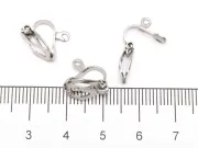 Tortite cercei otel inoxidabil 304 cu clips 12x6x9mm (2buc)