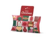 Cutiuta carton pentru bijuterii craciun 13x11.5x2.75cm