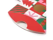 Cutiuta carton pentru bijuterii craciun 13x11.5x2.75cm