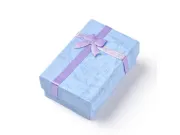 Cutiuta cadou pentru bijuterii 8.25x5.3x2.65cm albastru