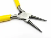 Cleste bijuterii cu falci rotunde cu maner galben