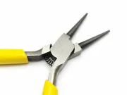 Cleste bijuterii cu falci rotunde cu maner galben