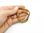 Margele cristal biconic electroplacat 4mm auriu (sirag)