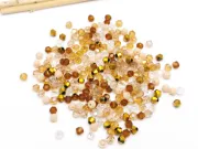 Margele cristal biconic 4mm mix auriu (250buc)