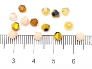 Margele cristal biconic 4mm mix auriu (250buc)